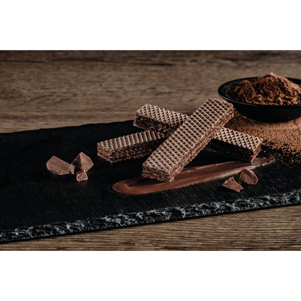 image 1 of Loacker Classic Double Chocolate Wafers 90G