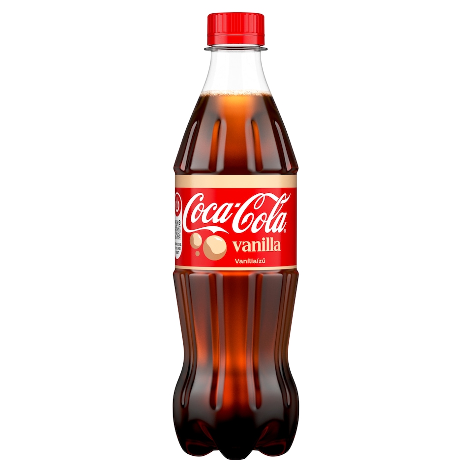 Coca-Cola Coke Vanilla cola- és vaníliaízű szénsavas üdítőital 500 ml