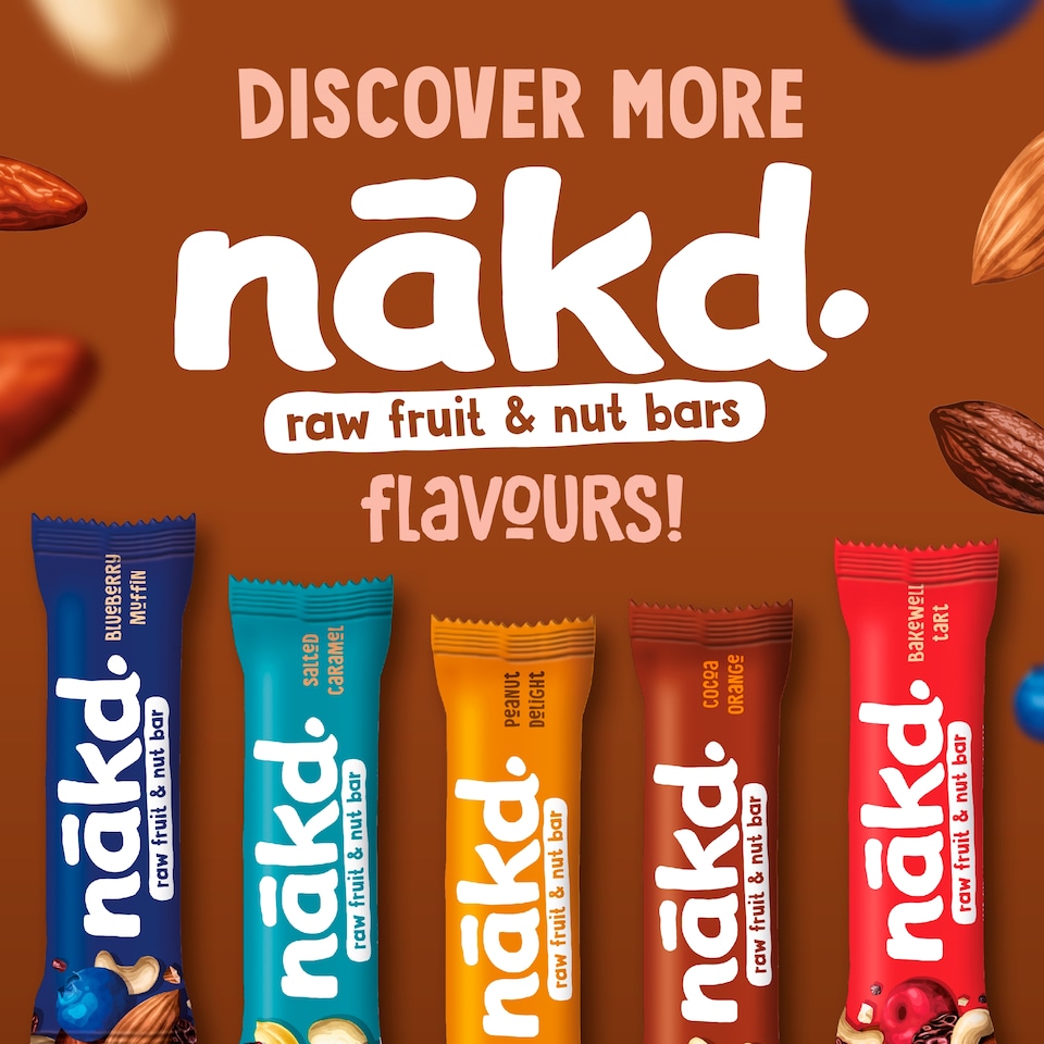 image 1 of Nakd Cocoa Delight Bars - Fruit, Peanut 4 Pack 140g