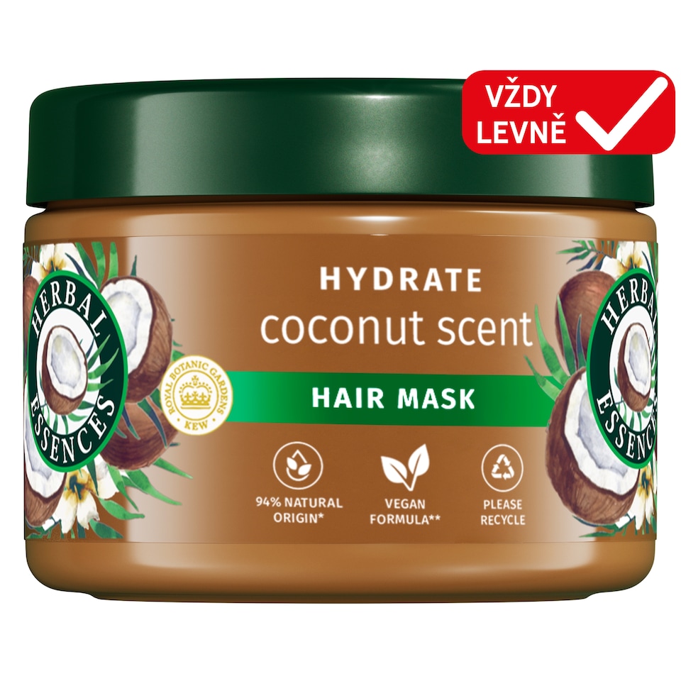 Herbal Essences coconut scent hydrate Hair Mask 300ml to Deeply Nourish Very Dry Hair