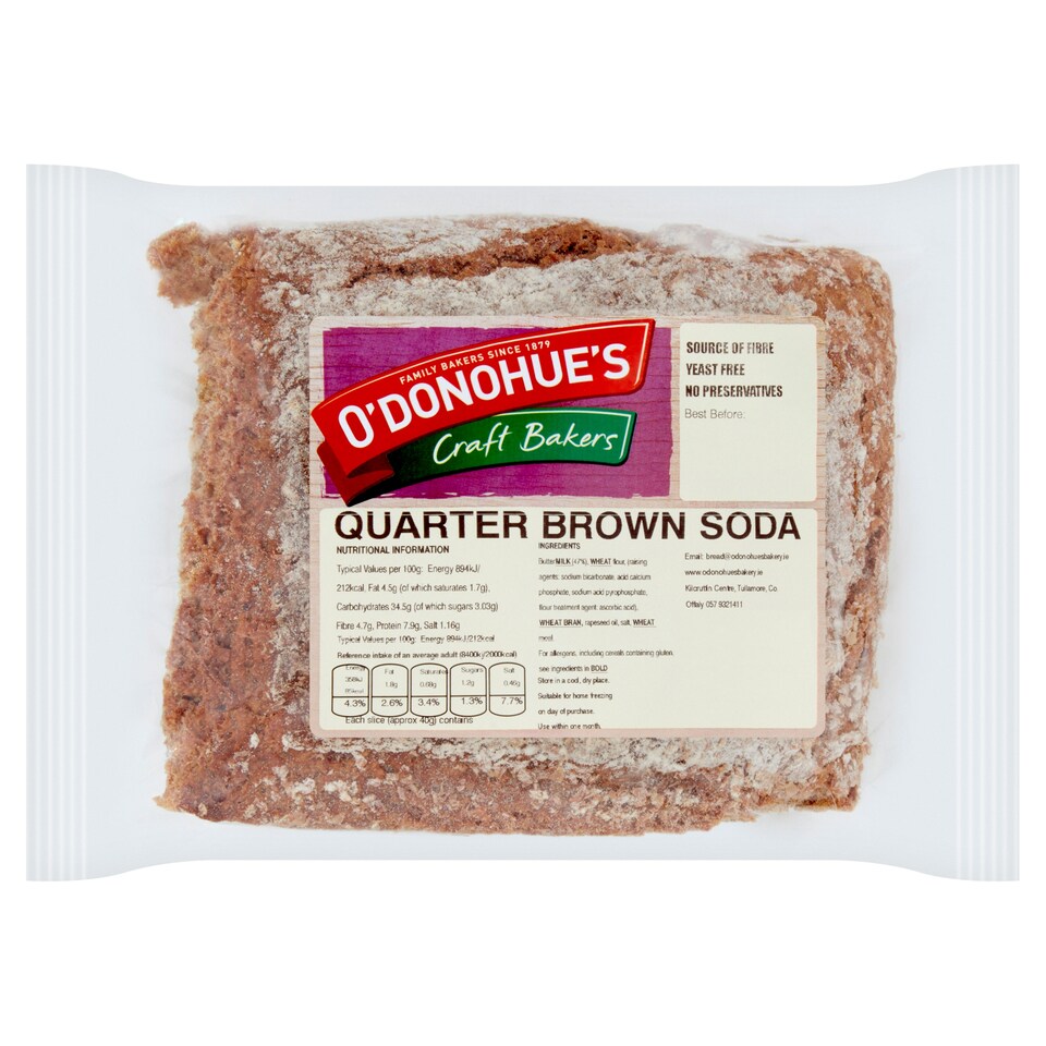 O'donohues Qtr Soda Brown 400G