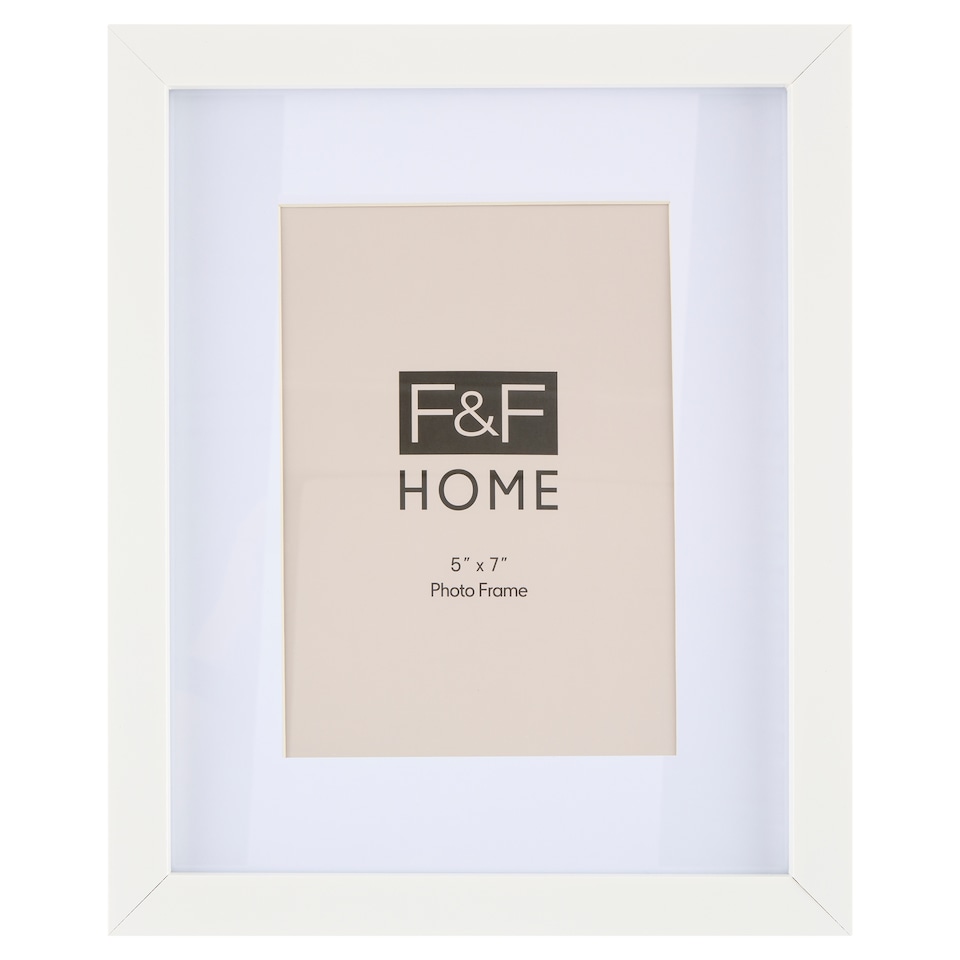 F&F Home White Frame 13 x 18 cm