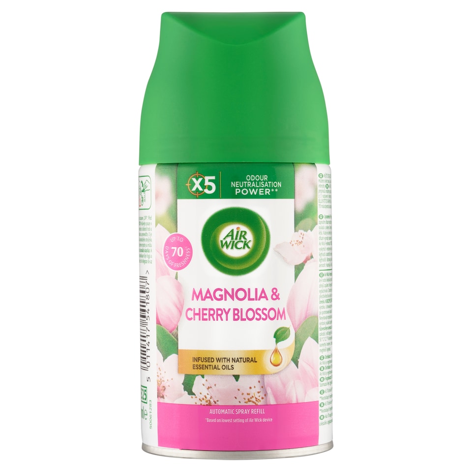 image 1 of Air Wick Freshmatic Automatic Spray Refill Magnolia & Cherry Blossom 250ml