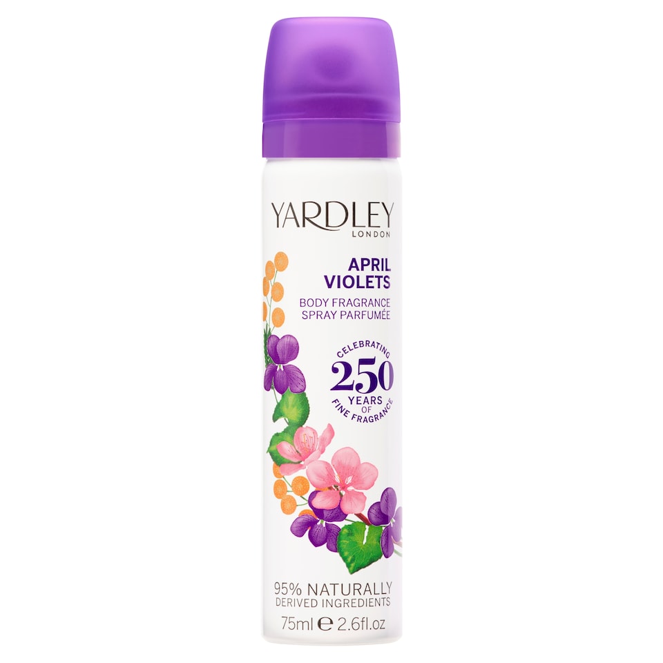 Yardley London April Violets Body Spray 75Ml