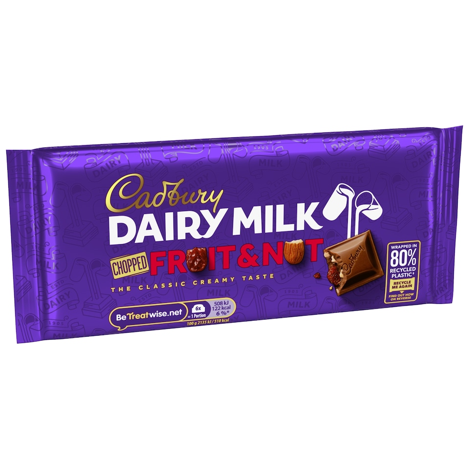 image 1 of Cadbury Dairy Milk Fruit & Nut Chopped 95G (R)