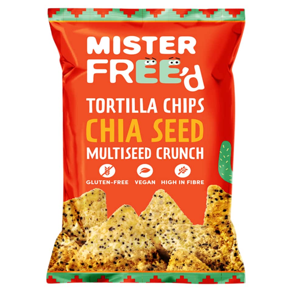 Mister Freed Tortilla Chips Chia Seed M/Seed 135G
