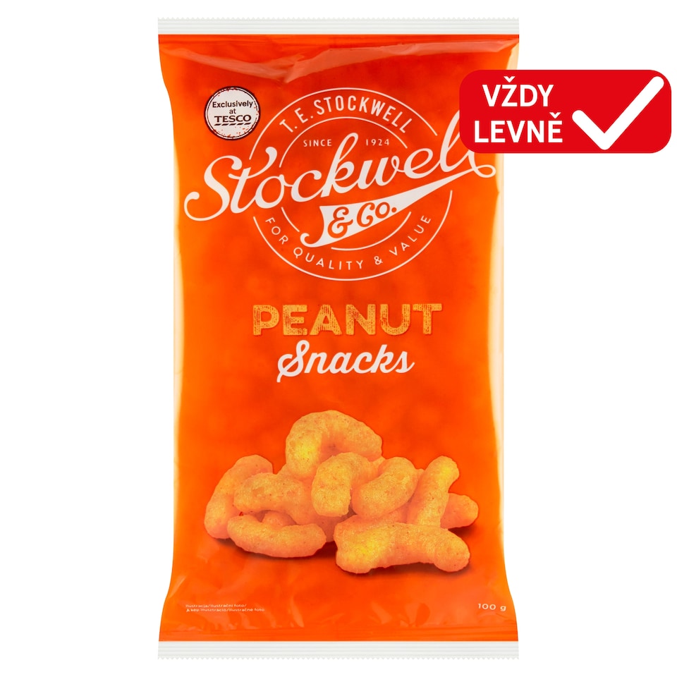 Stockwell & Co. Arašídové křupky 100g