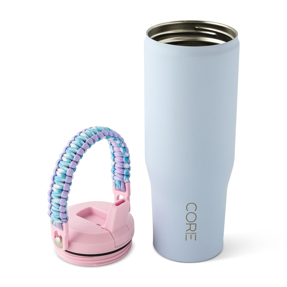 image 1 of Core Kitchen Vault Metal Blue Water Bottle 887ml
