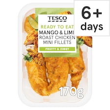Tesco Mango & Lime Roast Chicken Mini Fillets 170g