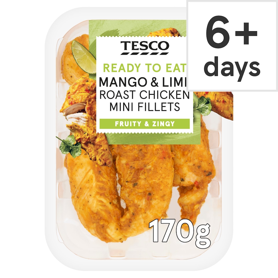 Tesco Mango & Lime Roast Chicken Mini Fillets 170g