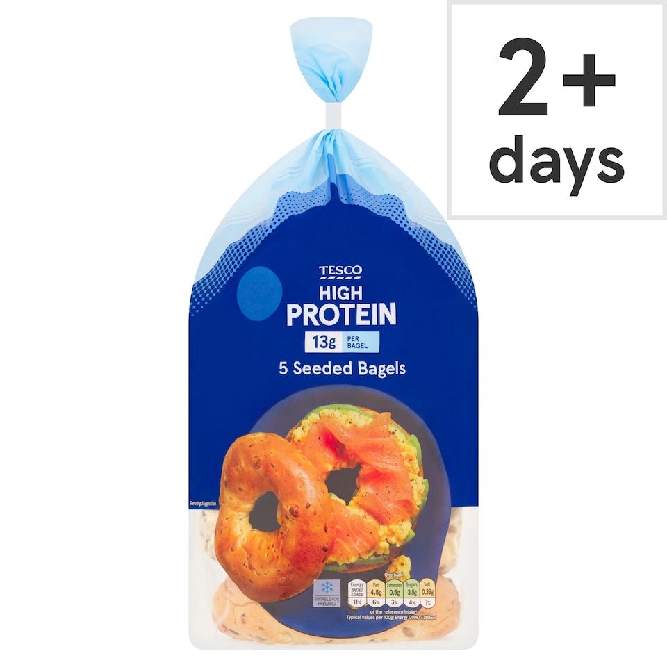Tesco High Protein 5 Bagel