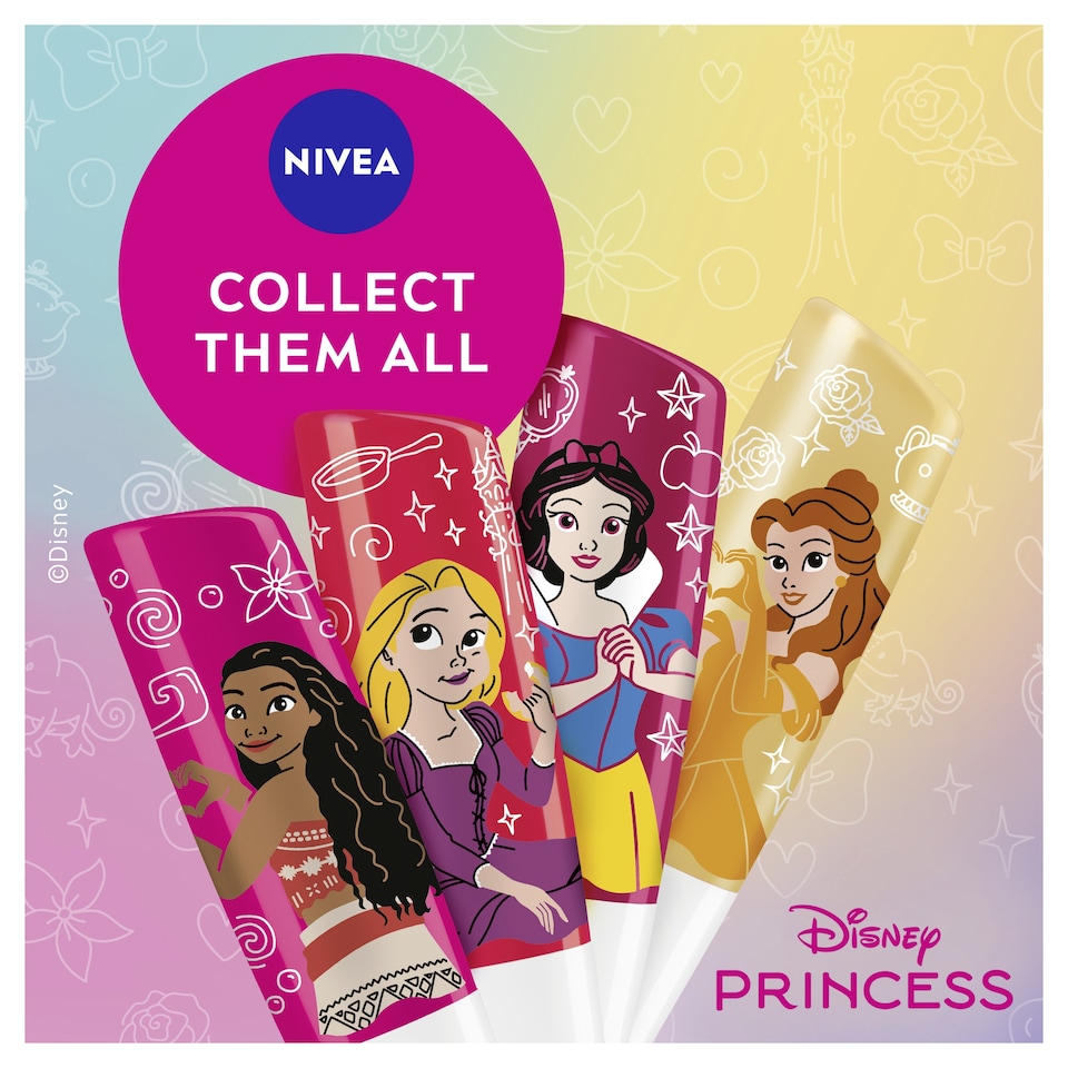 image 1 of NIVEA Disney Princess Snow White Candy Apple Dream Lip Balm 4.8g