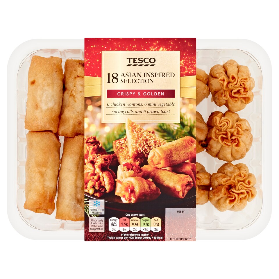 Tesco 18 Asian Inspired Selection 300G