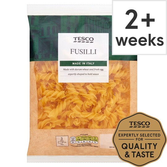 Tesco Fusilli 300G Tesco Groceries