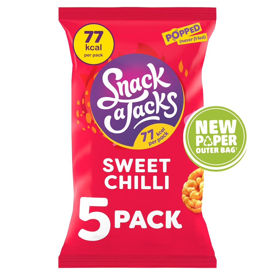 image 1 of Snack A Jacks Sweet Chilli 5X19g