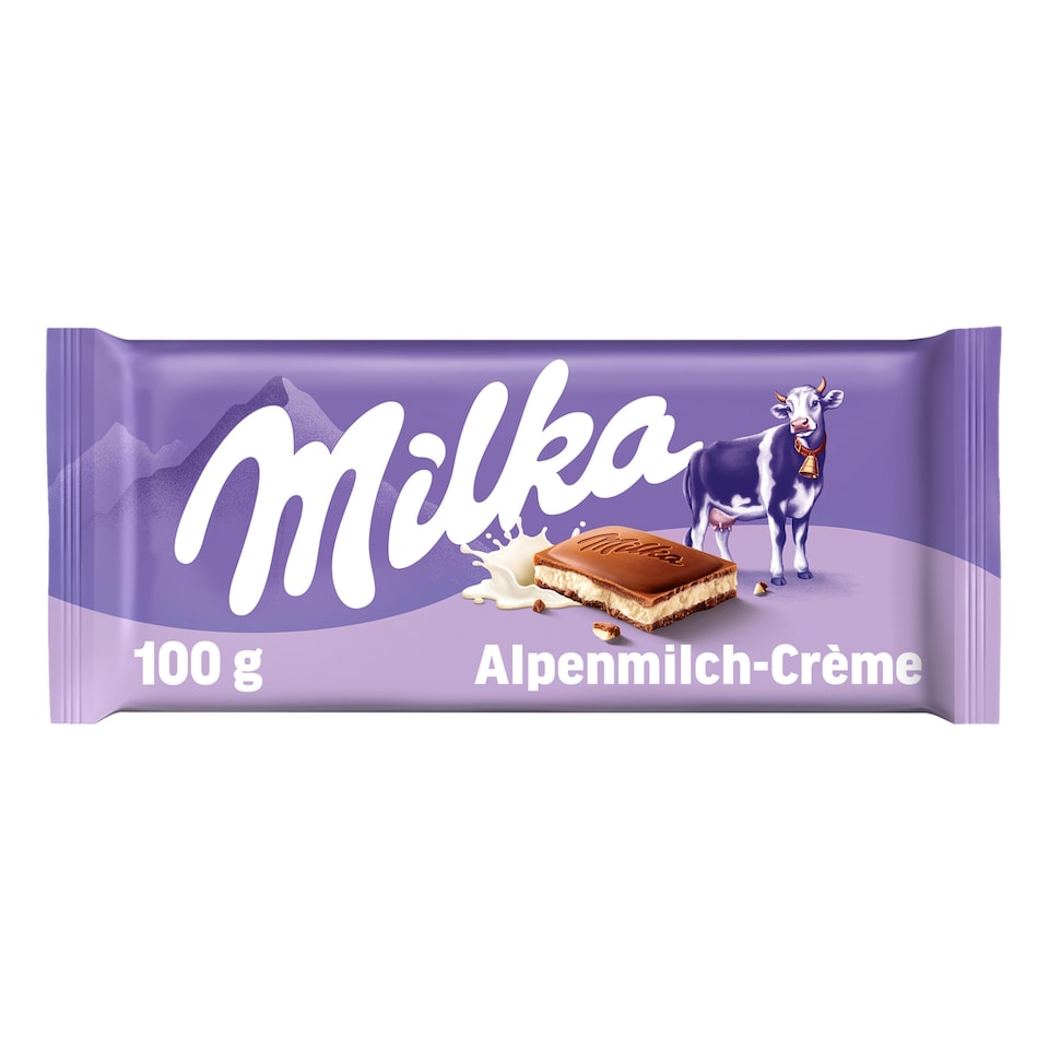 Milk Chocolate with Milk Cream Filling Made Using alpine milk 100 g