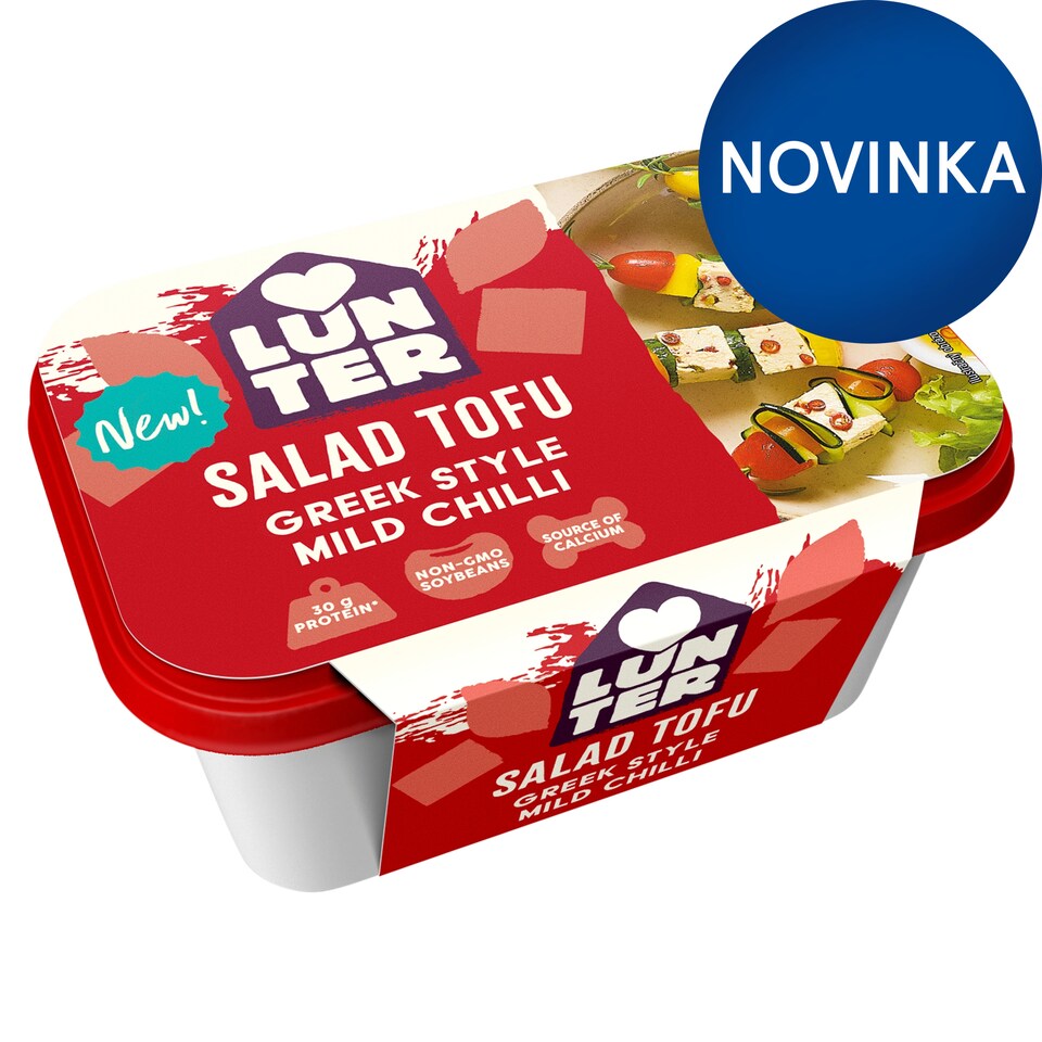 LUNTER Salad Tofu Greek Style Mild Chilli 300 g