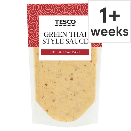 Tesco Green Thai Style Sauce 180G