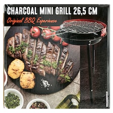 Garden meister Okrúhly mini gril na drevené uhlie 26,5 cm