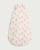 image 1 of F&F Baby Pure Cotton Ribbed Strawberry Print 1.5 Tog Sleeping Bag in Pink