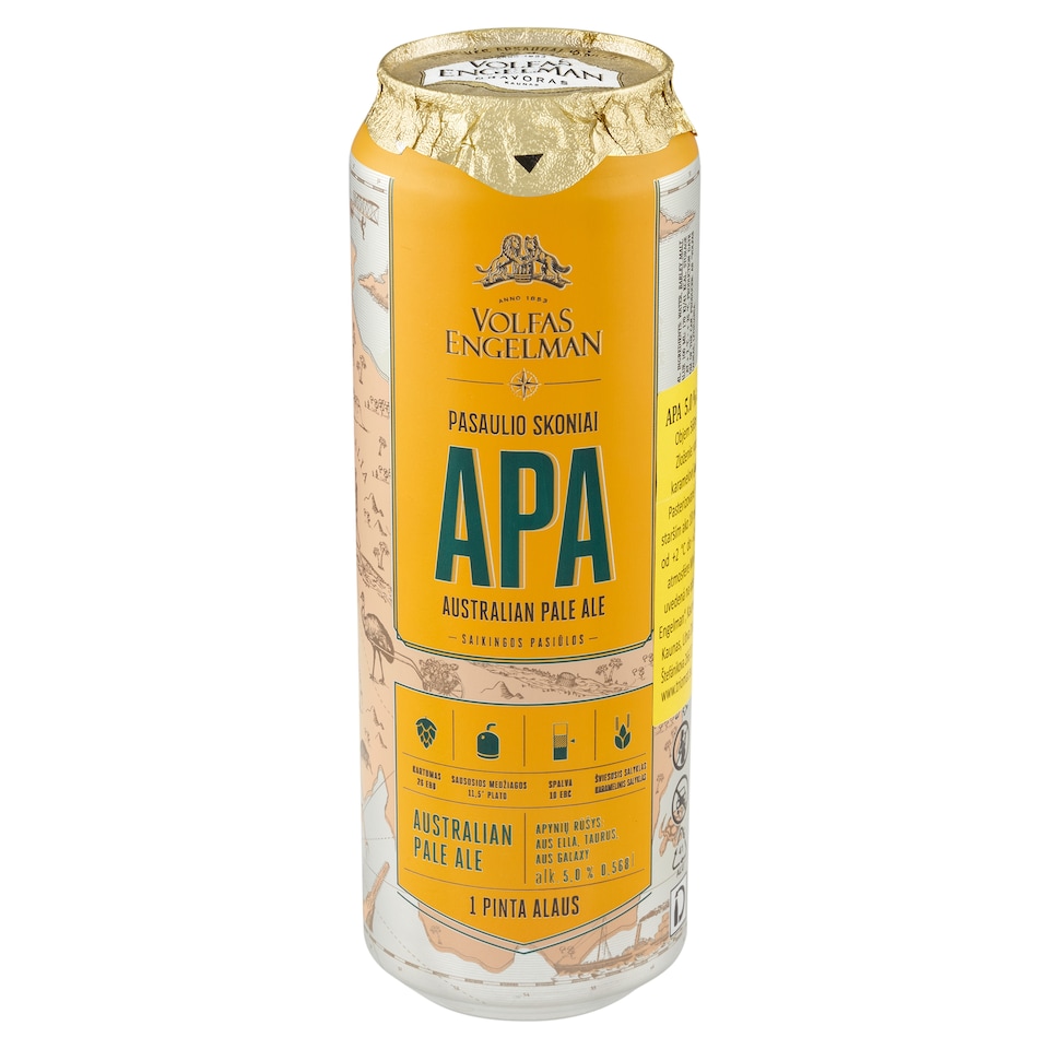 Volfas Engelman APA Light Beer 568 ml