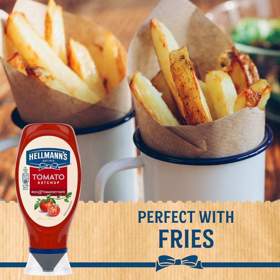 image 1 of Hellmann's Tomato Ketchup Sauce Squeezy 430ml