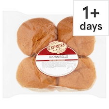 Express Bakery Brown Rolls 4 Pack