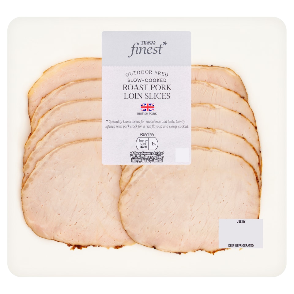 Tesco Finest Deli Pork Loin Slices 100g