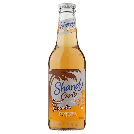 Shandy Carib Ginger Beer 275Ml Tesco Groceries