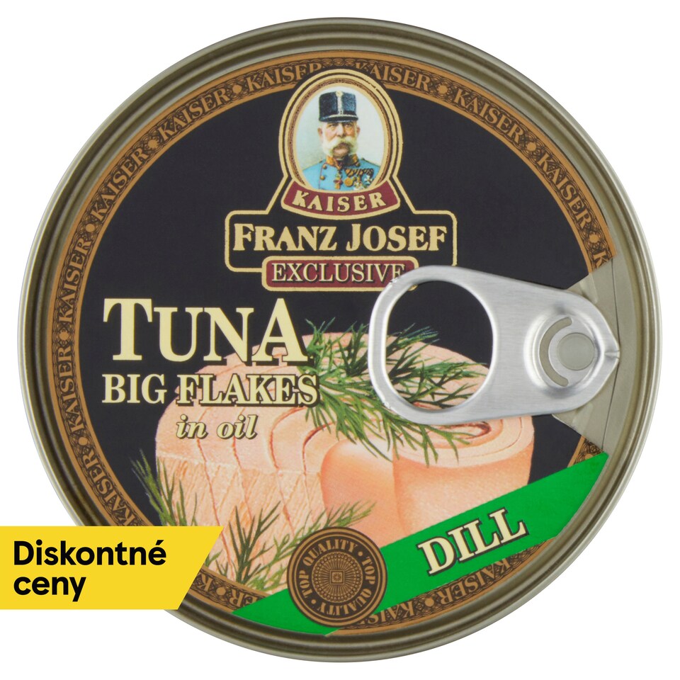 Franz Josef Kaiser Exclusive Tuna Big Flakes in Sunflower Oil with Dill 170 g