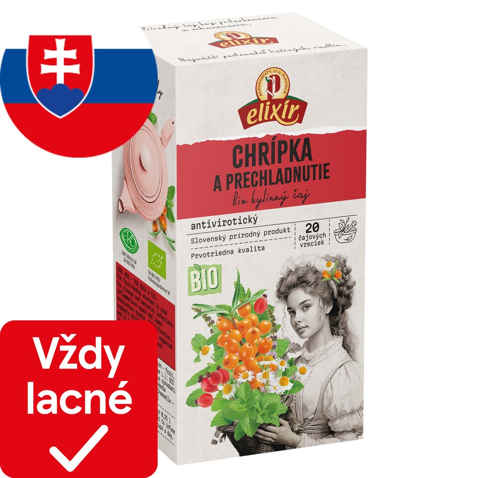 Elixír Organic Flu and Cold Fruit-Herbal Tea 20 x 2 g (40 g)