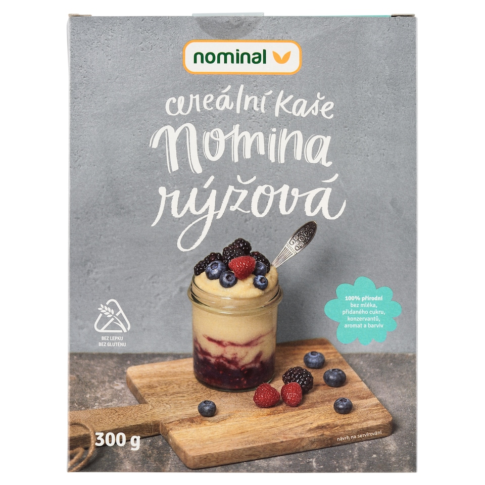 obrázok 1 z Nominal Nomina cereálna kaša ryžová 300 g