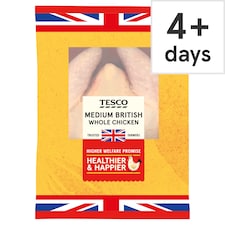 Tesco Medium Whole Chicken 1.3-1.7kg