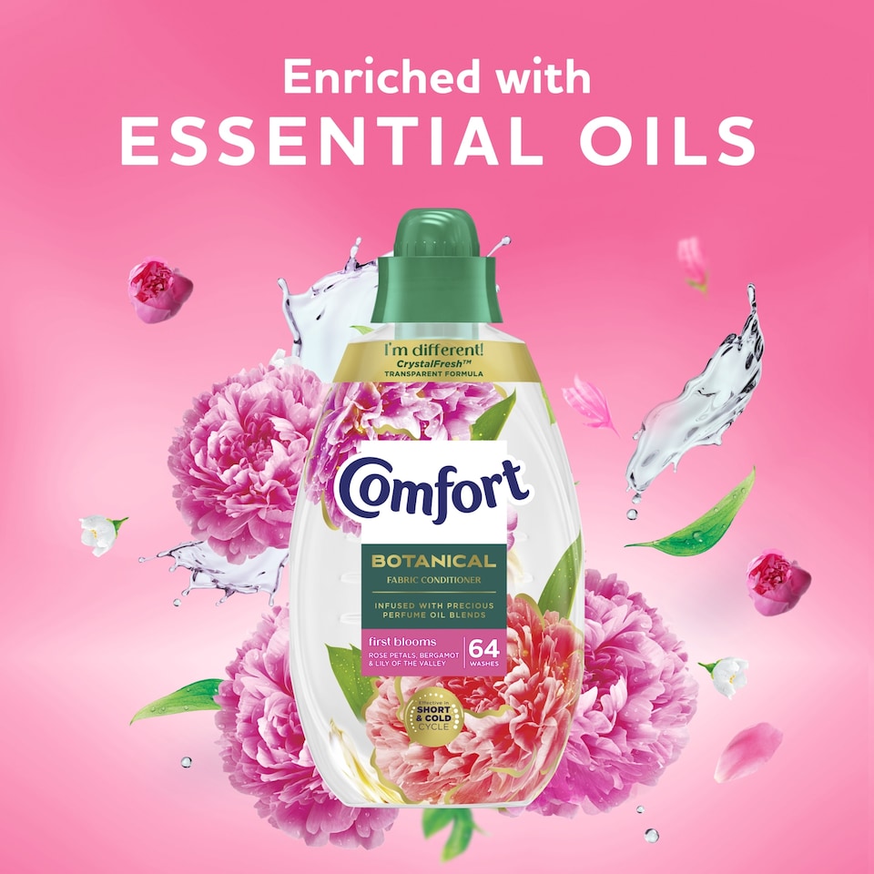image 1 of Comfort Botanical First Blooms Fabric Conditioner 64 Wash 960ml