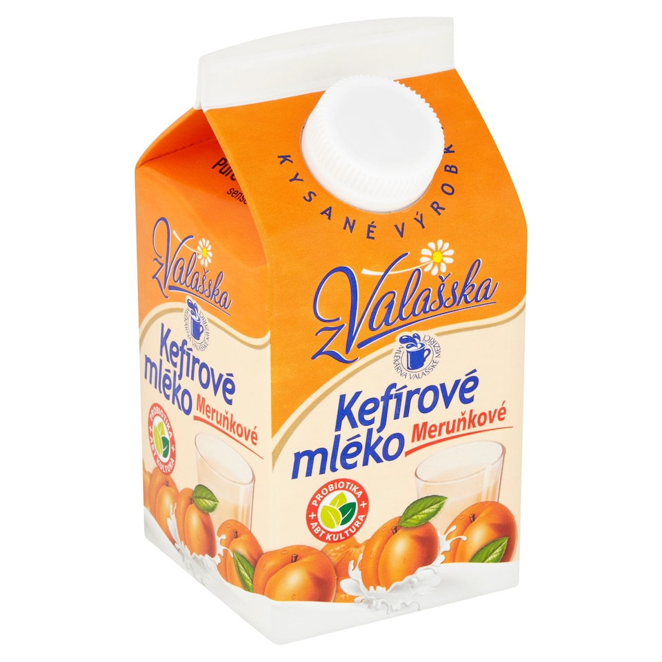 image 1 of Mlékárna Valašské Meziříčí Apricot Kefir Milk 450g