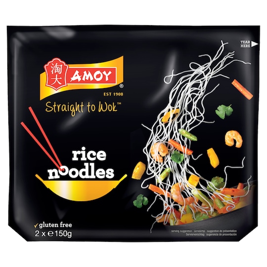 Amoy Fine Rice Noodles 2X150g Tesco Groceries