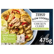 Tesco Slow Cooked Thai Curry 475g