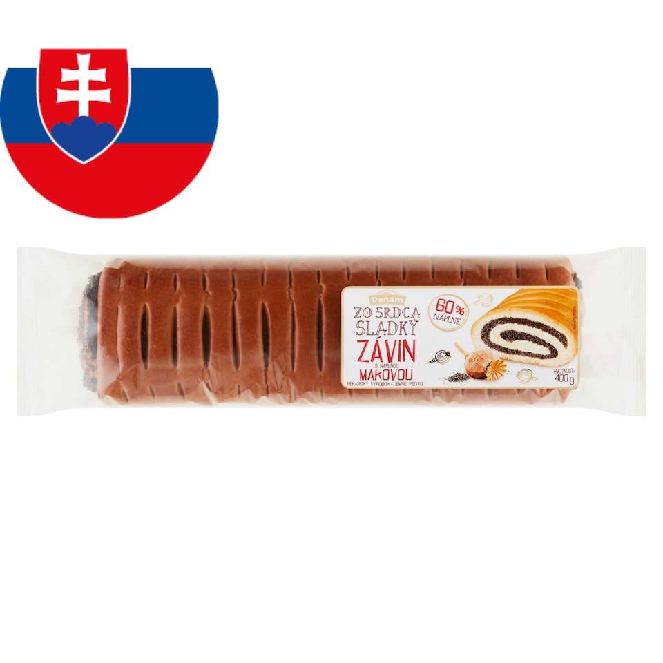 Penam Zo srdca sladký Závin s náplňou makovou 400 g
