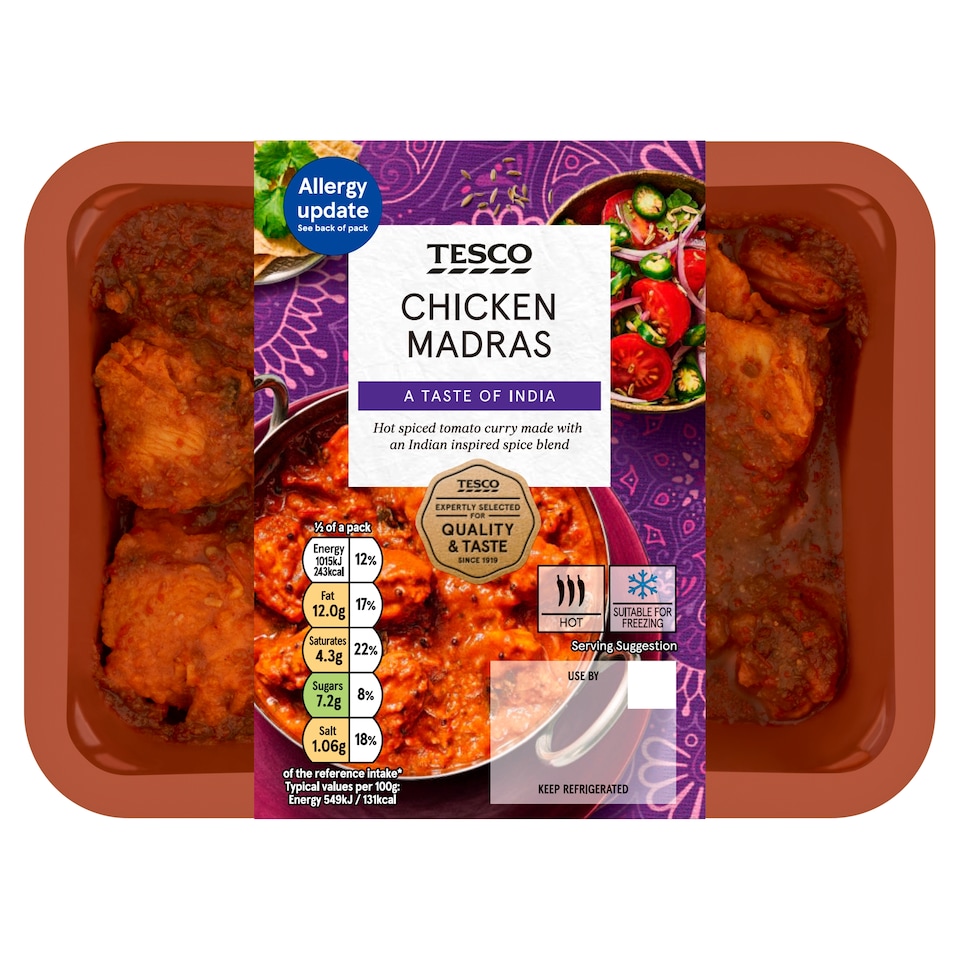 Tesco Chicken Madras 400g