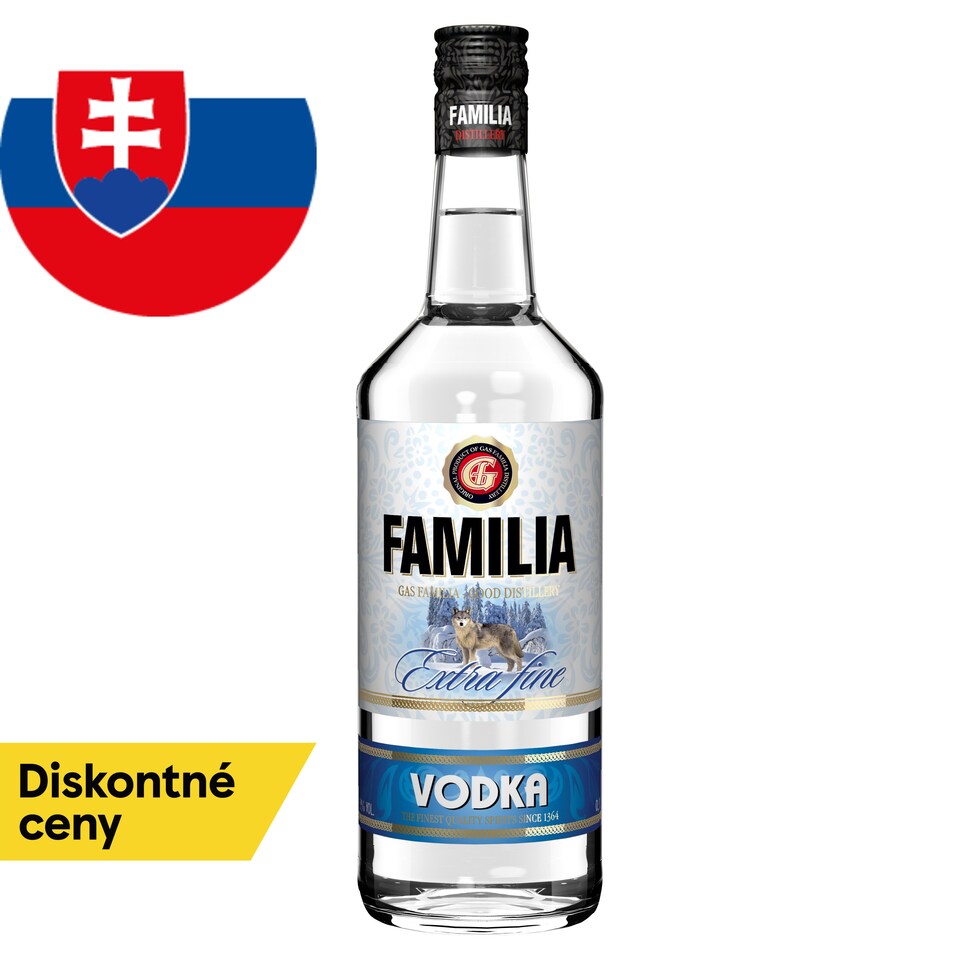 Gas Familia Extra Fine vodka 38% 0,7 l