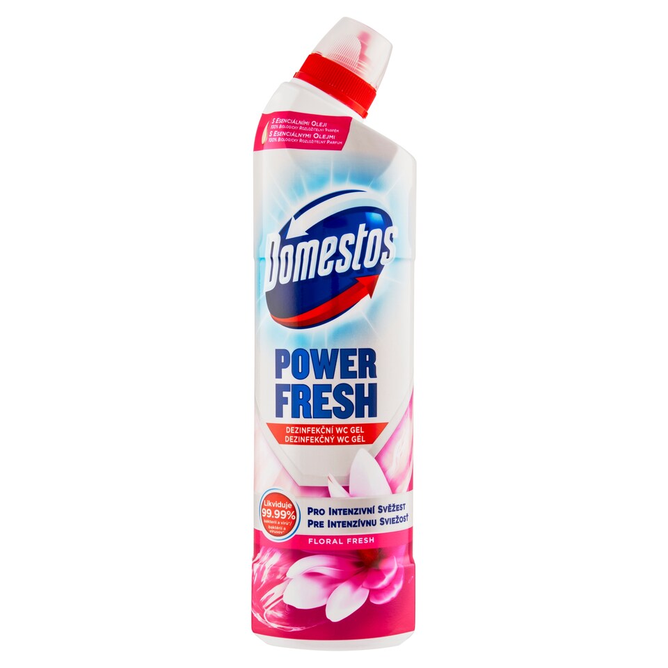 obrázok 1 z Domestos POWER FRESH Dezinfekčný WC gél Floral Fresh 700 ml