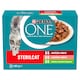 image 1 of Purina ONE Sterilized Pouches for Cats Beef, Salmon, Turkey in Juice 12 x 85 g