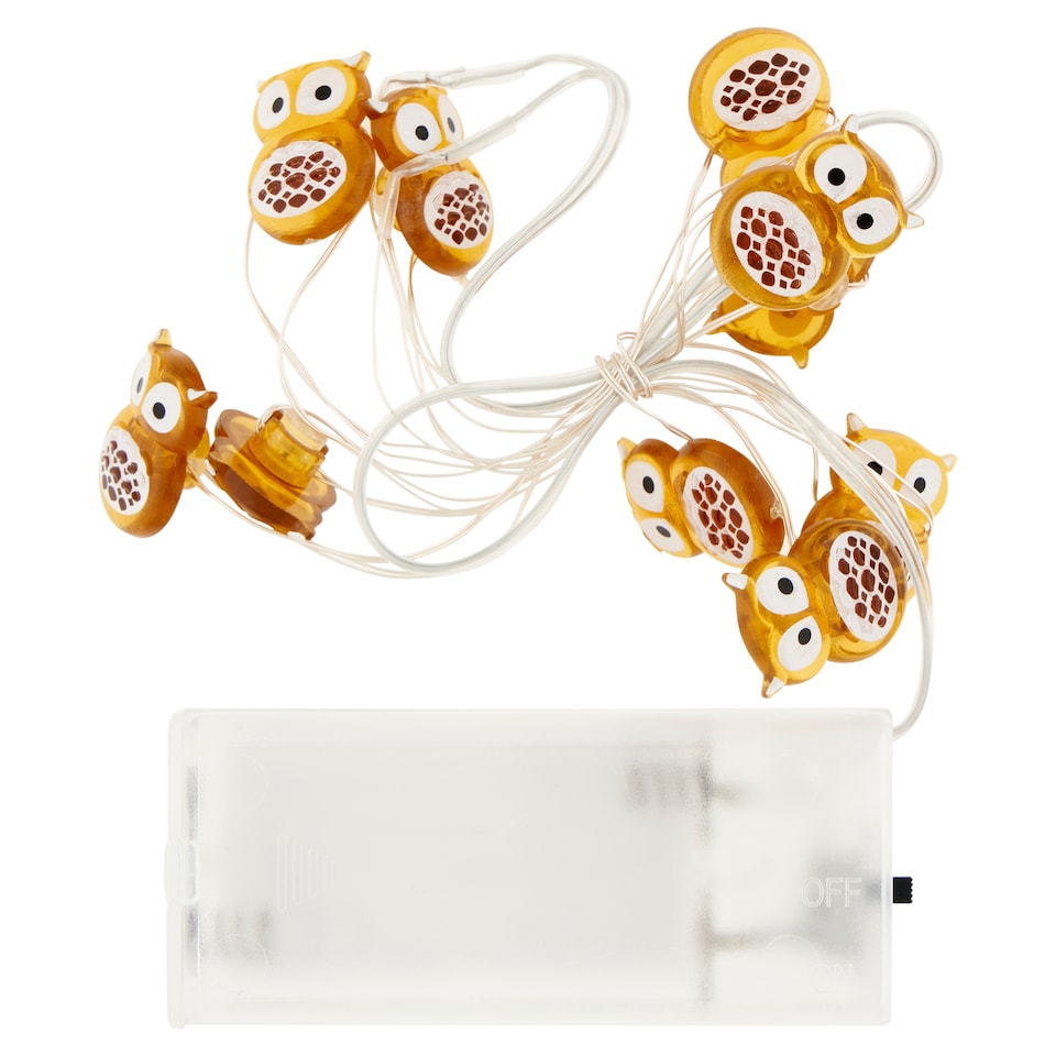 Fall Meister FM0052 10 LED-es elemes melegfehér dekorációs fényfüzér  1. kép