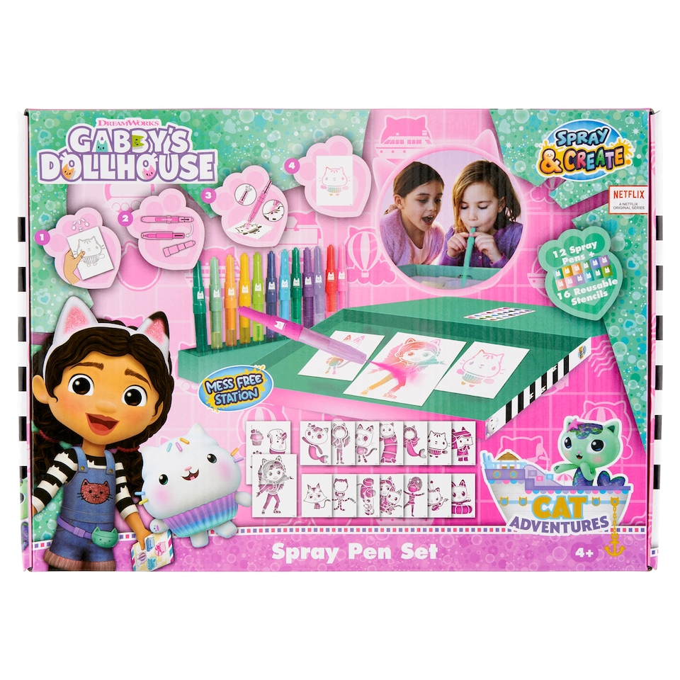 Gabby's Dollhouse Spray Pen szett