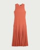 image 4 of F&F Knitted Drop Hem Maxi Dress in Peach