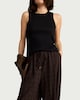 image 1 of F&F Checked Cuffed Drawstring Trousers in Multi Brown