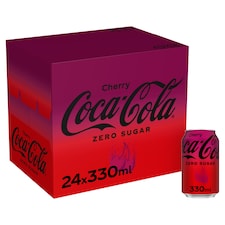 Coca-Cola Zero Sugar Cherry 24 X 330Ml
