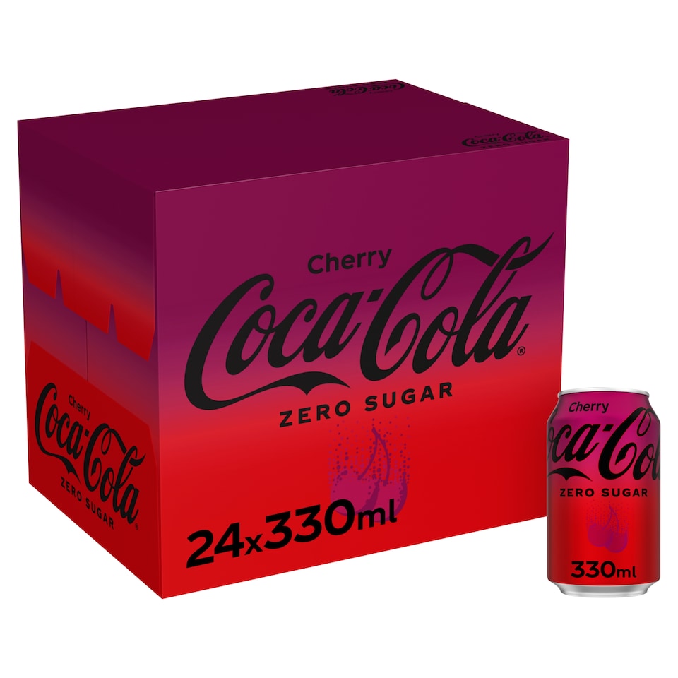 Coca-Cola Zero Sugar Cherry 24 X 330Ml