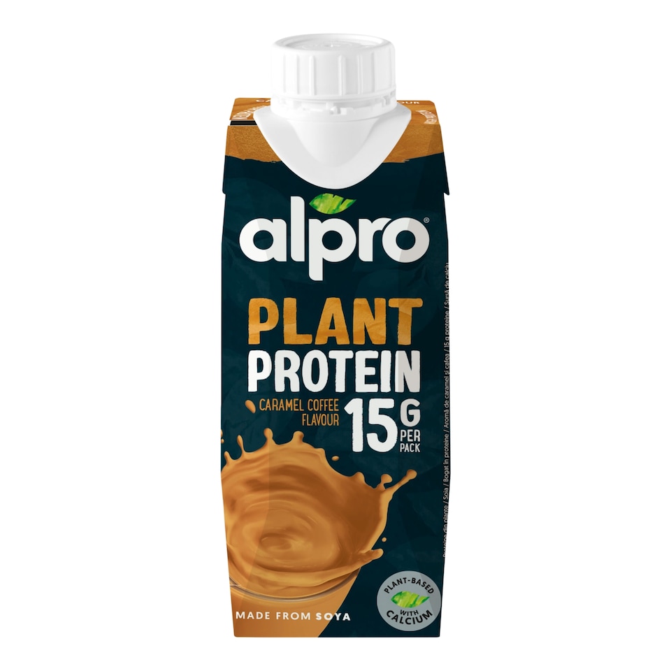 Obrázek 1 pro produkt ALPRO High Protein Sójový nápoj s příchutí karamelu a kávy 250ml