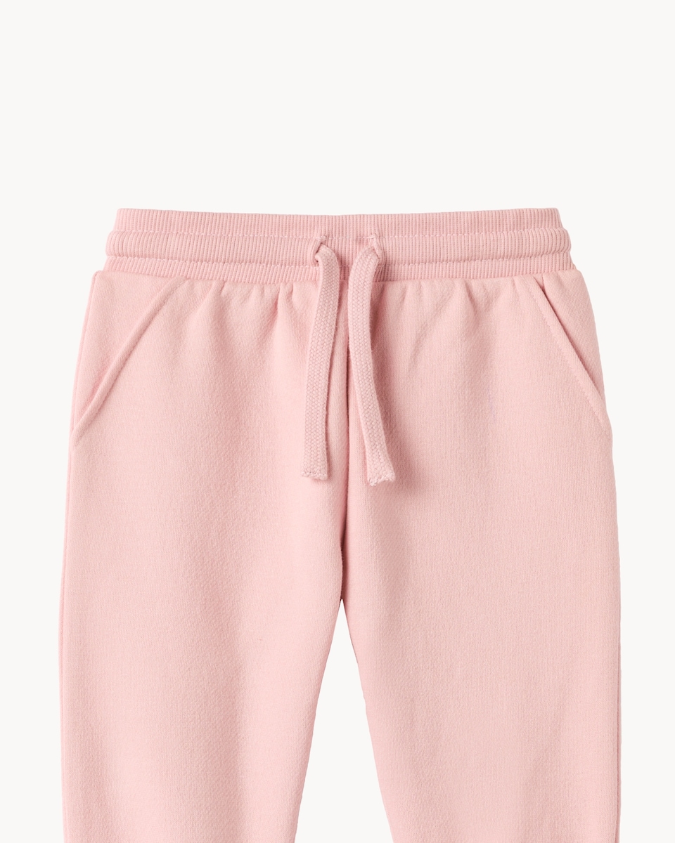 image 1 of F&F Baby 2-Pack Cotton Rich Joggers in Cream